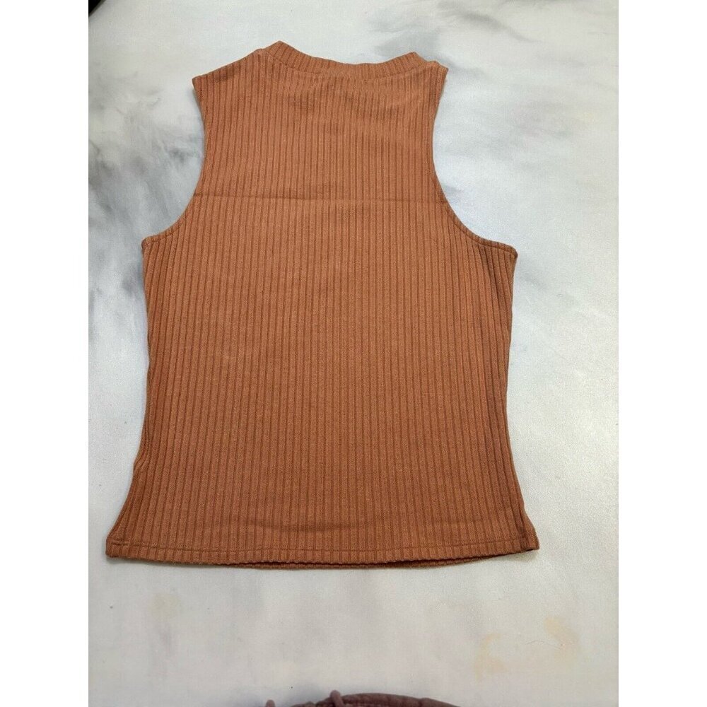 NWT Women’s n:philanthropy Soleri Top In Brown Cropped Tank Size Small MSRP $88 - Picture 4 of 9